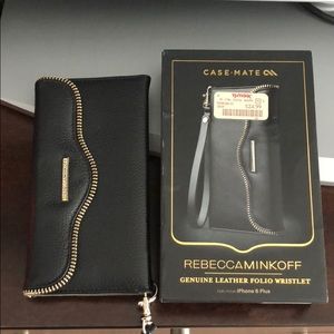 Rebecca Minkoff case mate leather folio case